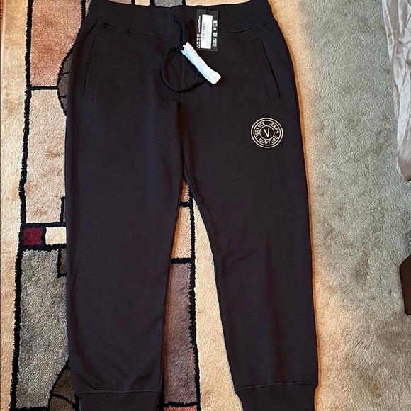 Versace Jeans Couture black sweatpants (Size: XL Men); Brand New - Picture 9 of 14